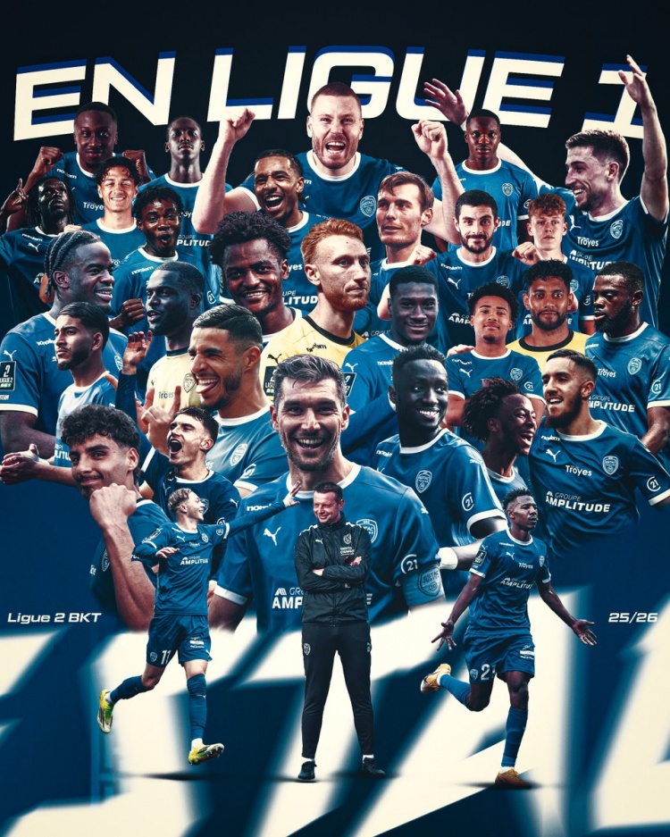 FB体育登录入口-重返法甲！特鲁瓦3-0战胜圣埃蒂安，提前两轮升级法甲联赛